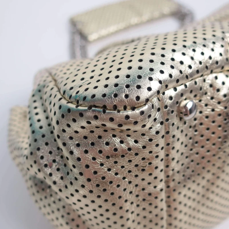 Chanel Drill Perforated Leather Flap Bag