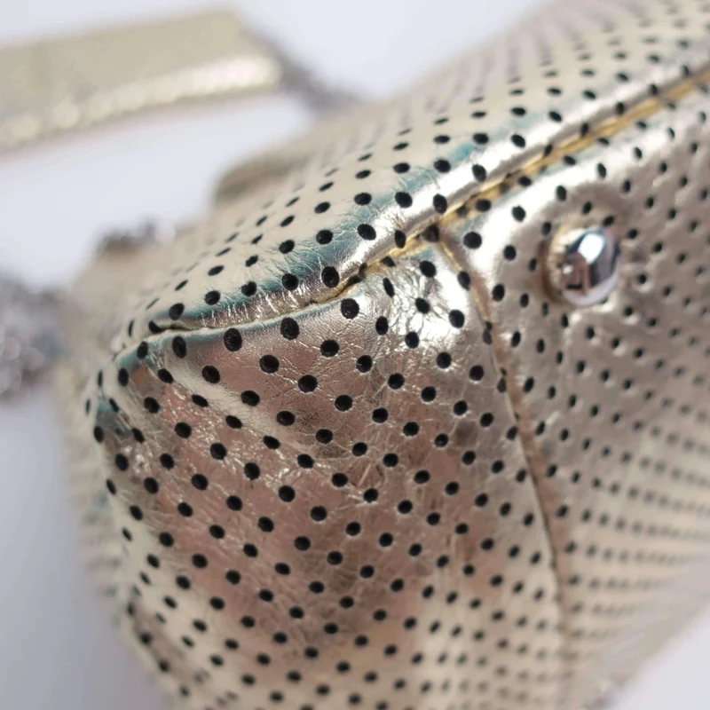 Chanel Drill Perforated Leather Flap Bag