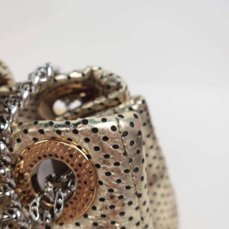 Chanel Drill Perforated Leather Flap Bag