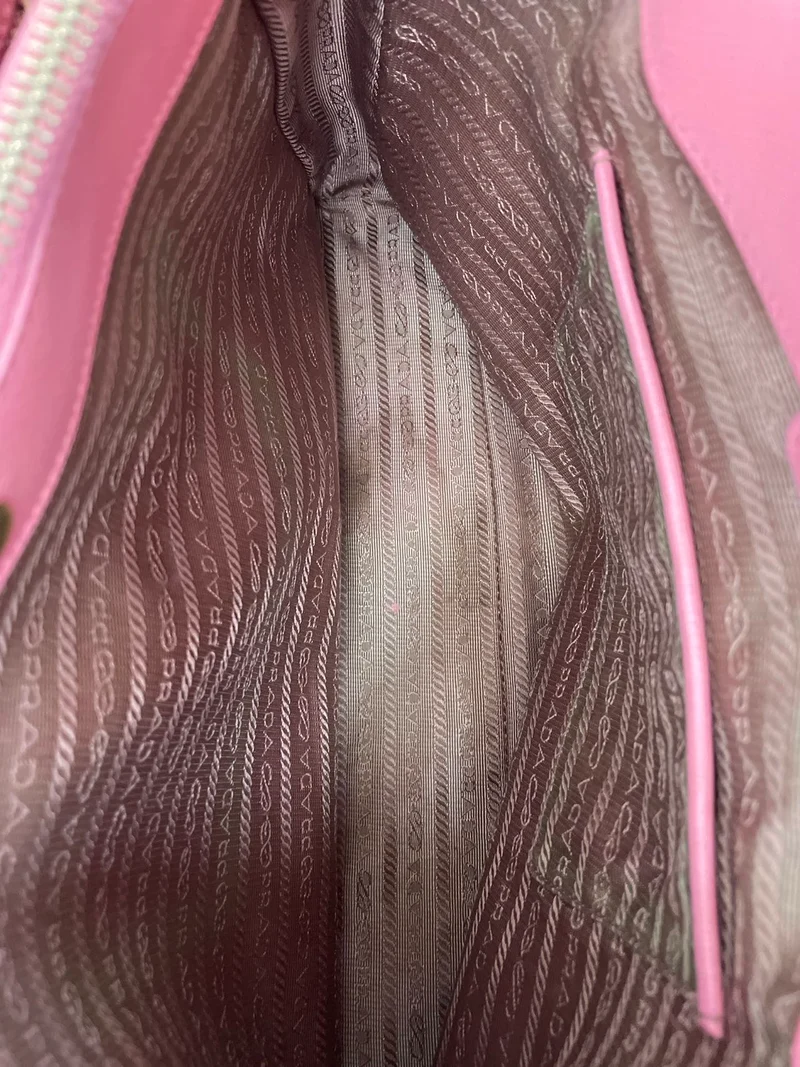 Prada Pink Galleria Einkaufstasche aus Saffiano-Leder