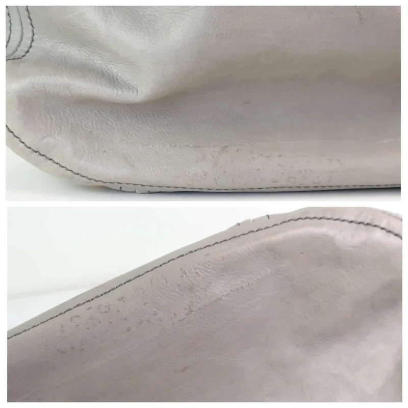 Prada Grey Hobo Leather Bag
