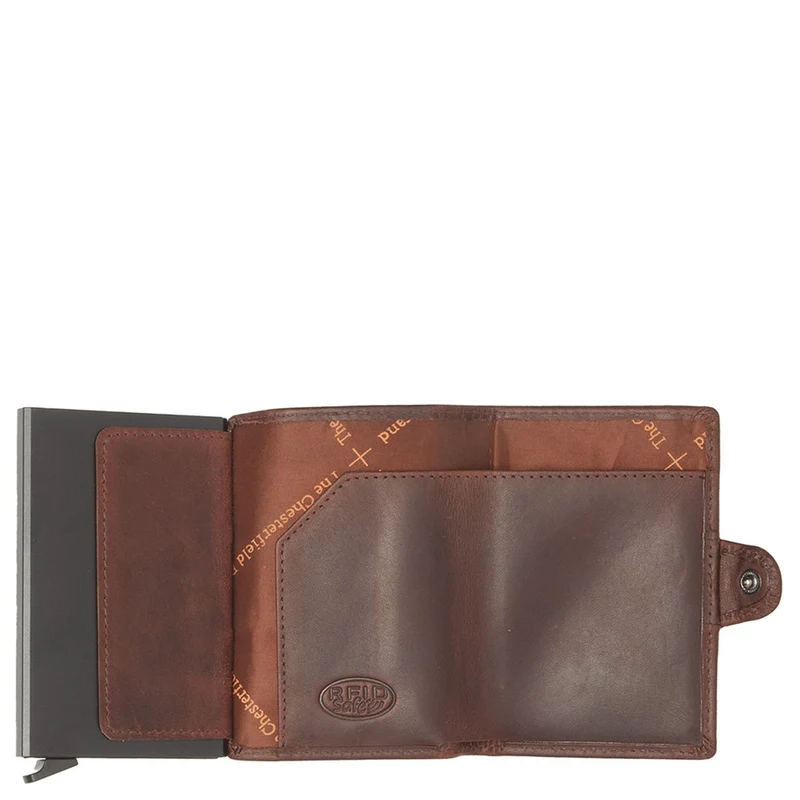 The Chesterfield Brand Lagos - Kreditkartenetui 6cc 10 cm RFID (braun)