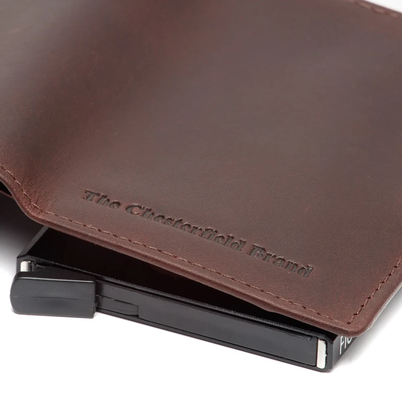 The Chesterfield Brand Lagos - Kreditkartenetui 6cc 10 cm RFID (braun)