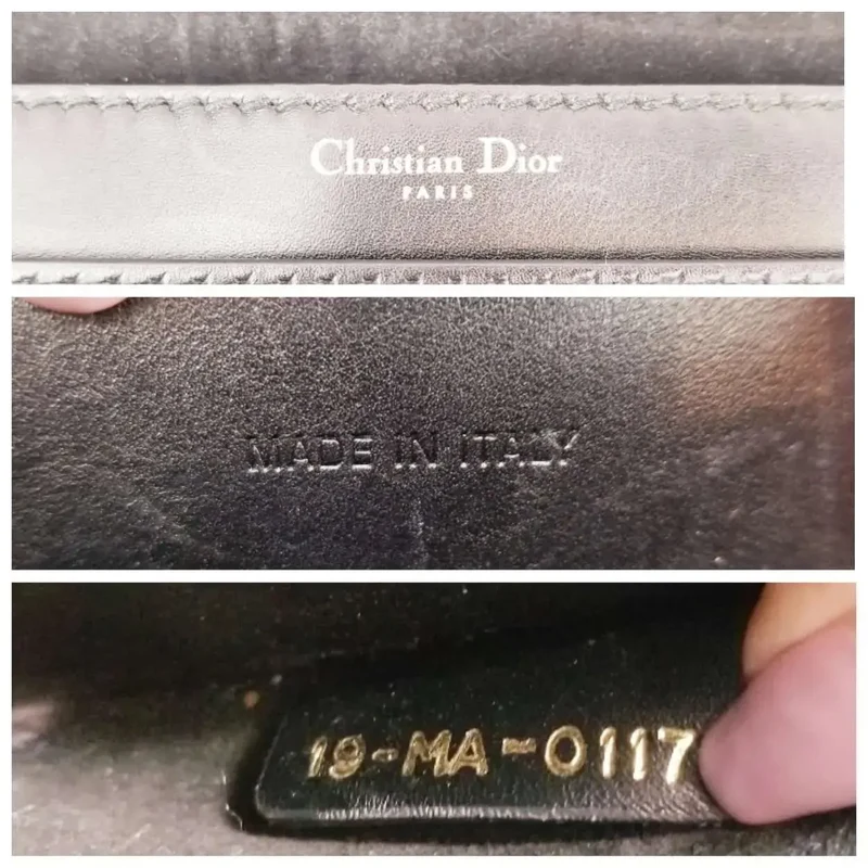 Christian Dior Black Leather J'ADIOR Chain Flap Bag