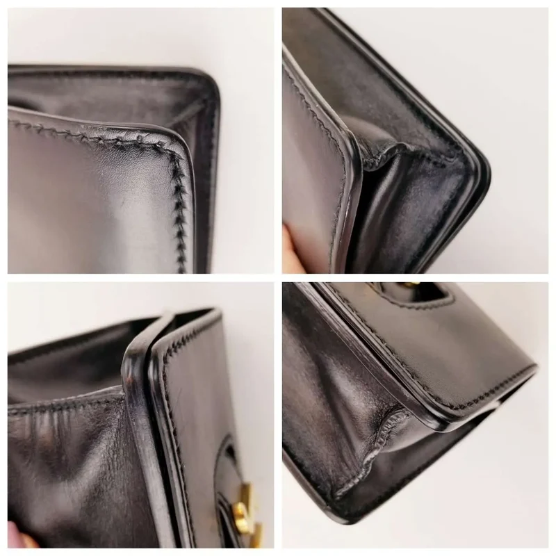 Christian Dior Black Leather J'ADIOR Chain Flap Bag
