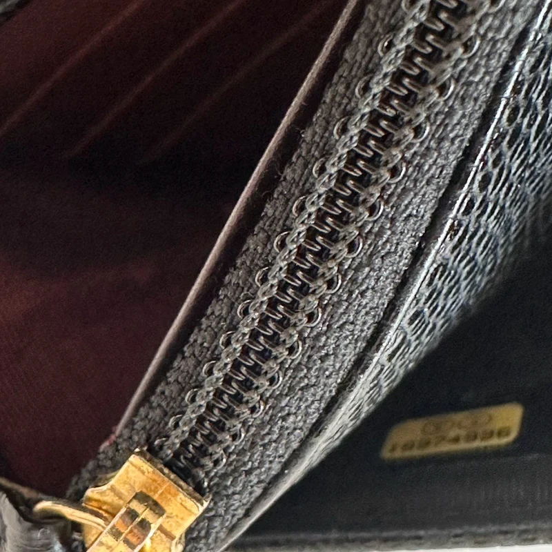 Chanel Schwarze klassische Geldbörse mit Kette WOC Bag Caviar 2013-2014