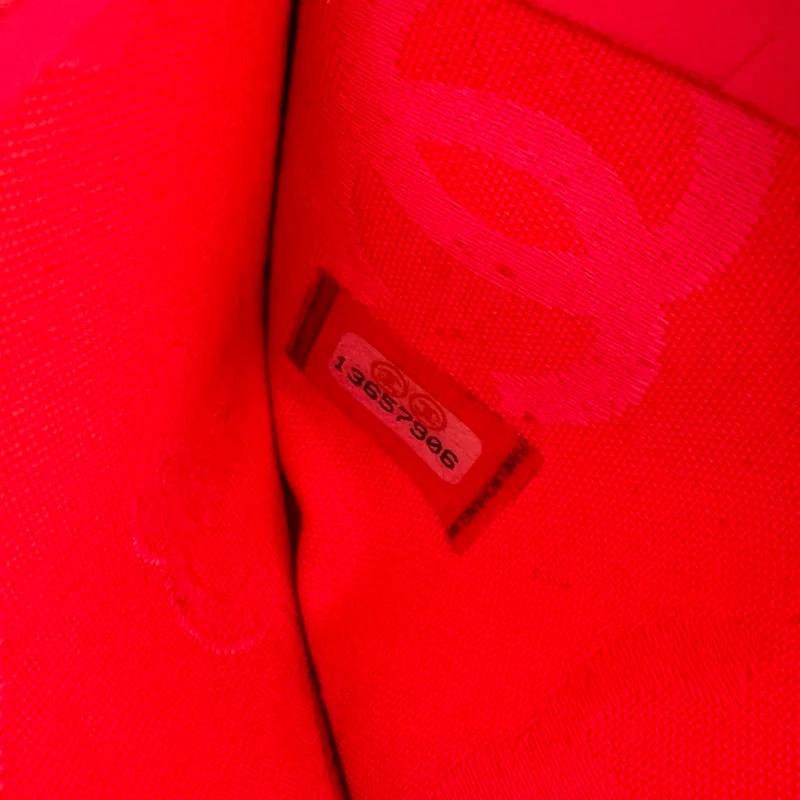 Chanel Schwarz/Pink Cambon Ligne Lange Geldbörse aus Lammleder