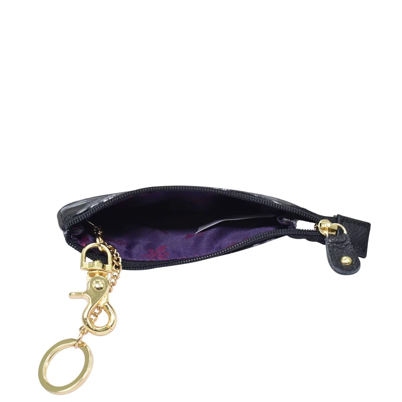 Stoff mit Lederbesatz Reisetasche mit Reißverschluss - 13008