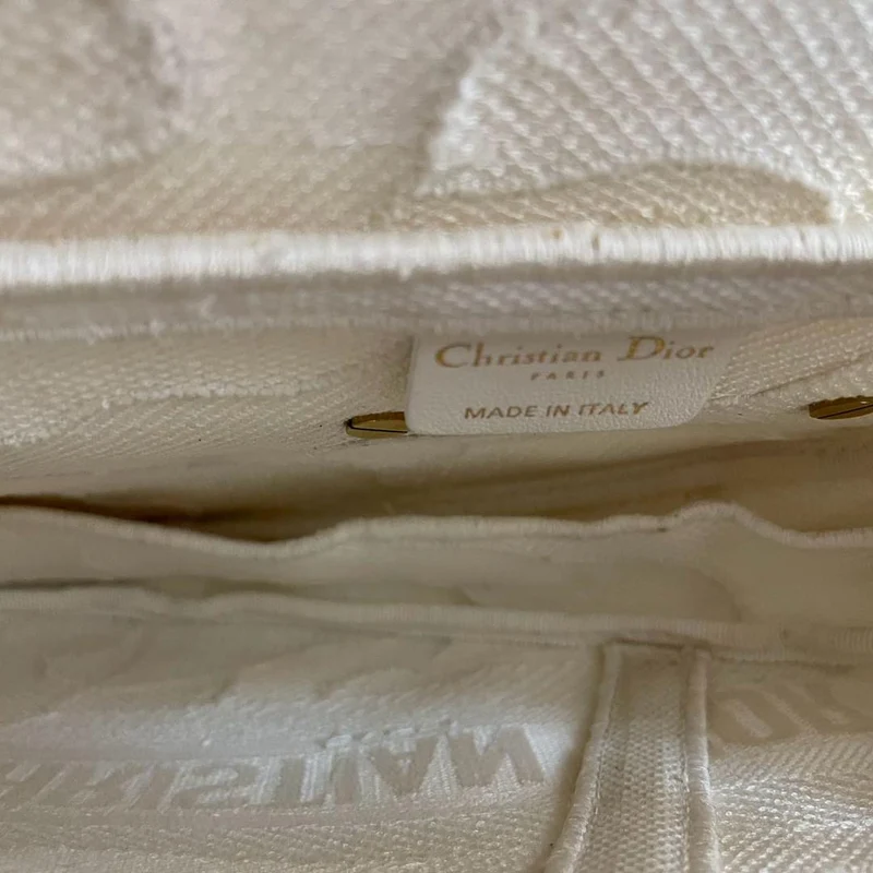 Dior Saddle Bag Camouflage Weiße Canvas Mittelgroße Handtasche mit Goldbeschlägen 2020