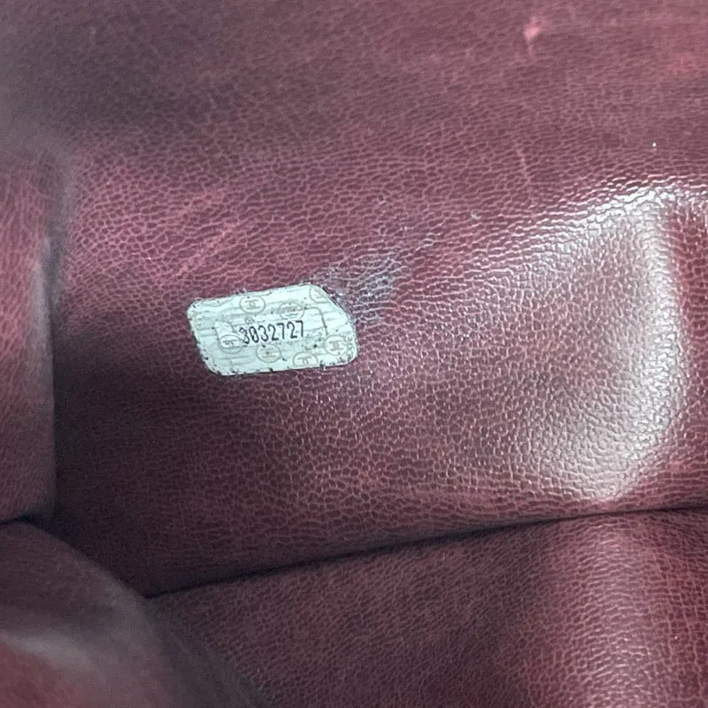 Chanel Vintage Timeless Tote Burgunderrot