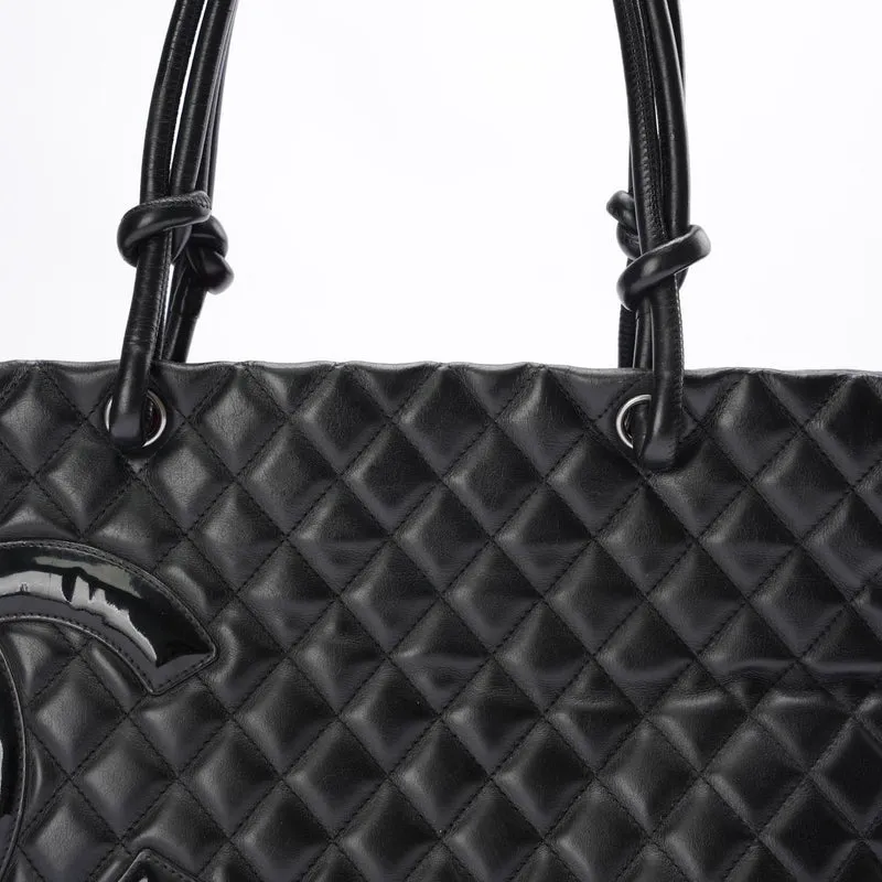 Chanel Black Cambon Tragetasche 2010-2011