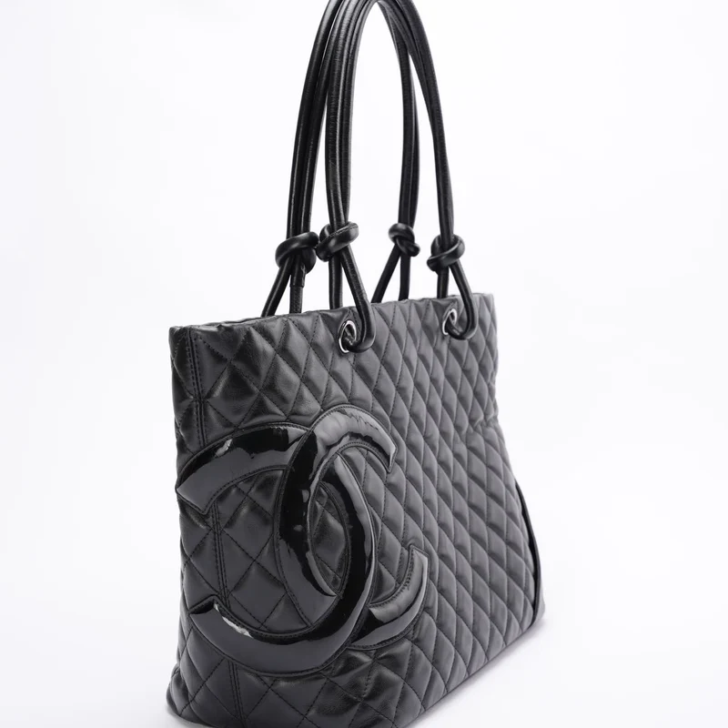 Chanel Black Cambon Tragetasche 2010-2011