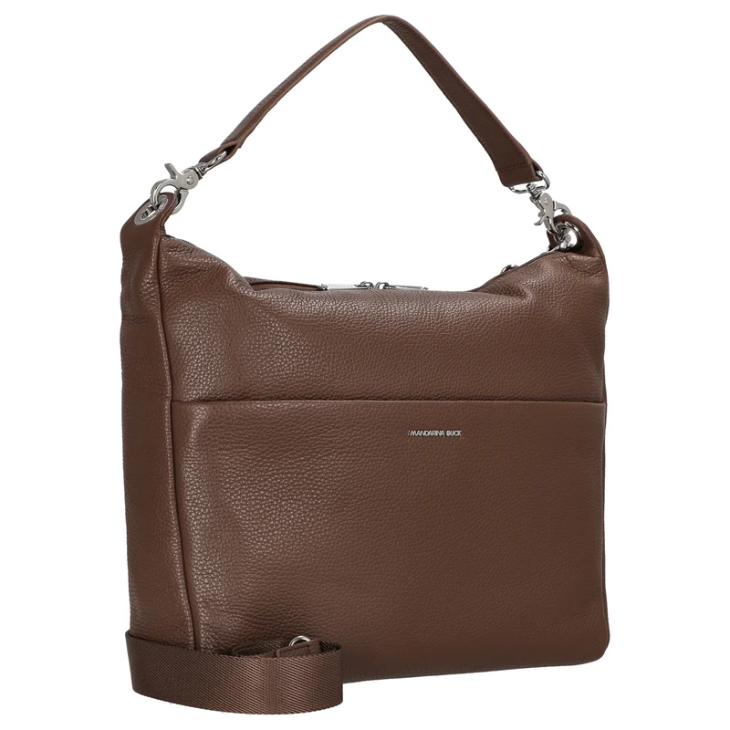 Mandarina Duck Mellow Leather Hobo - Schultertasche 33 cm (milk chocolate)