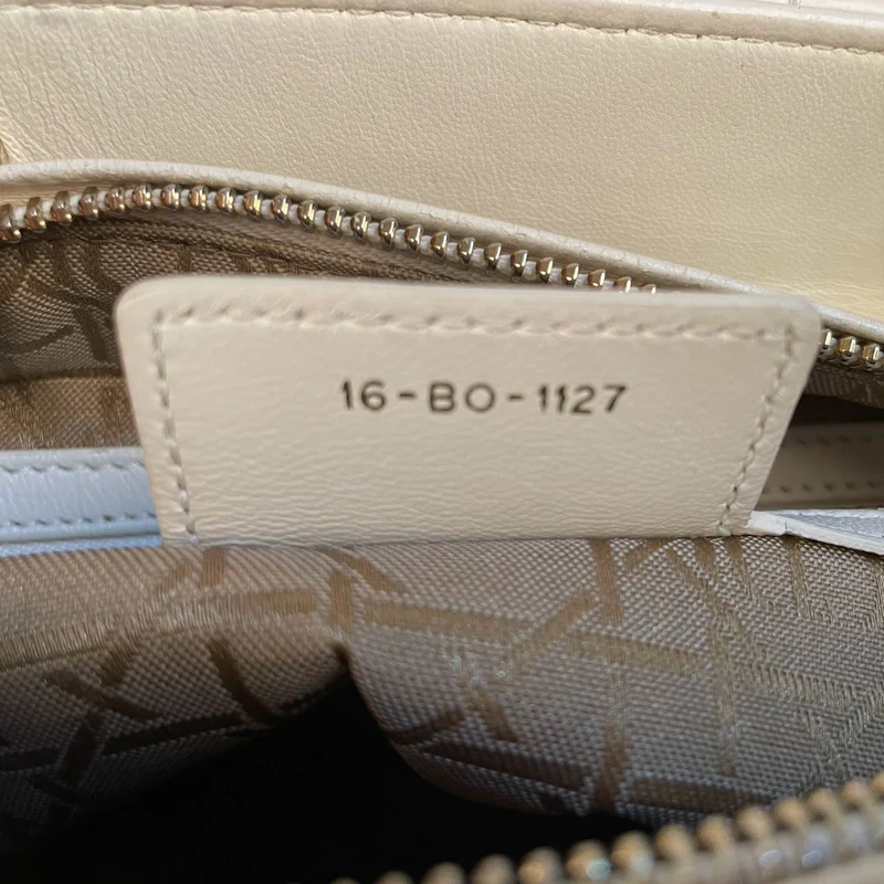 Christian Dior Lady Dior Tasche Weiß Mittel 2017