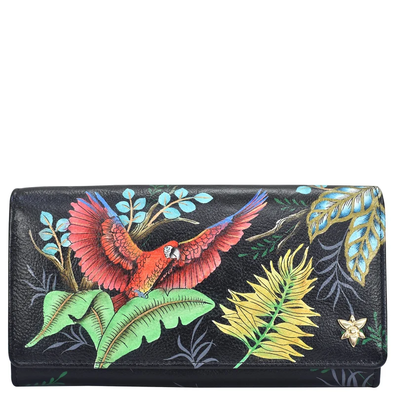Brieftasche mit Akkordeonklappe - 1112