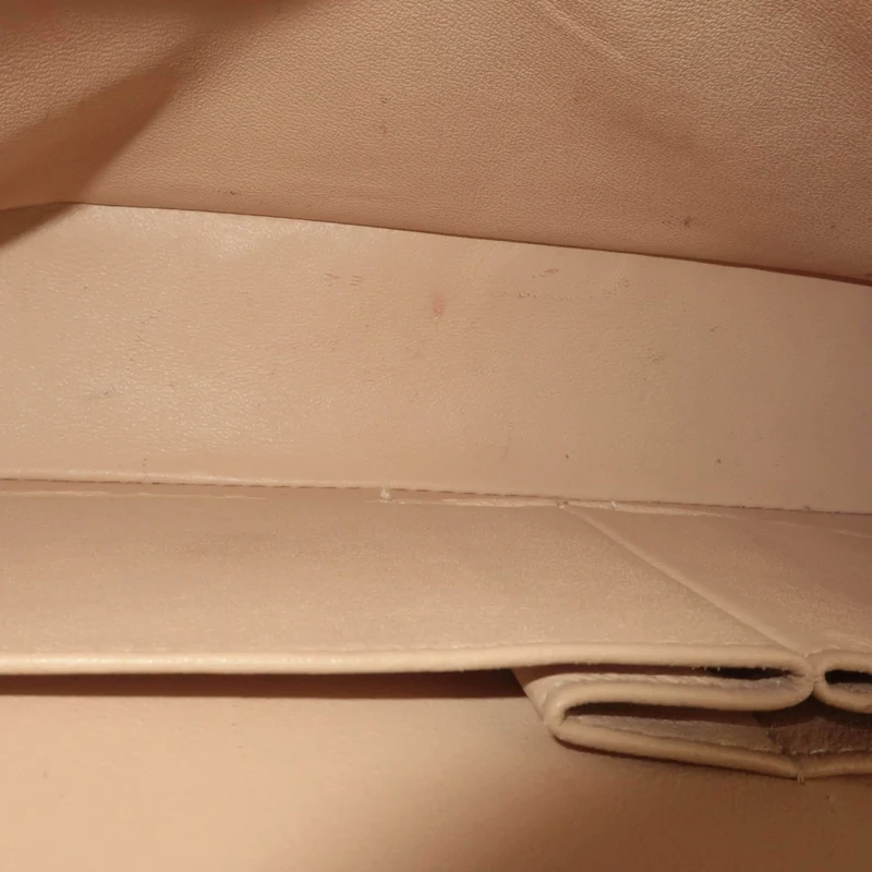 Chanel Classic Double Flap Beige Caviar Bag