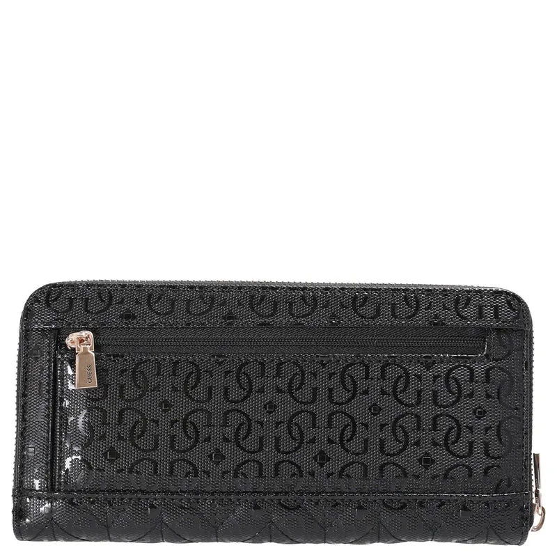 Guess Stacey SLG Large Zip - Geldbörse 12cc 21 cm (black)
