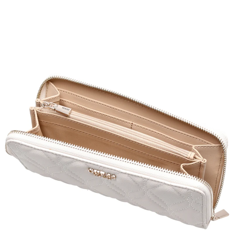 Guess Maxine SLG Large Zip - Geldbörse 12cc 20.5 cm (off white)