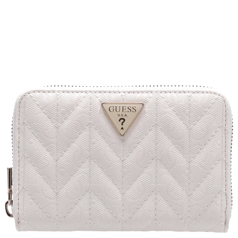 Guess Stacey SLG Medium Zip - Geldbörse 4cc 14 cm (off white)