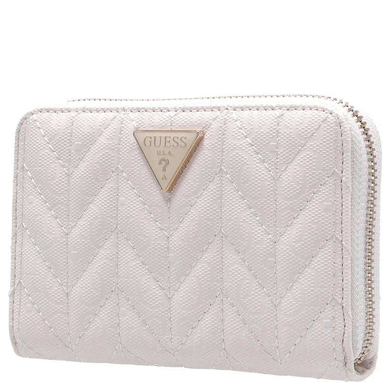 Guess Stacey SLG Medium Zip - Geldbörse 4cc 14 cm (off white)