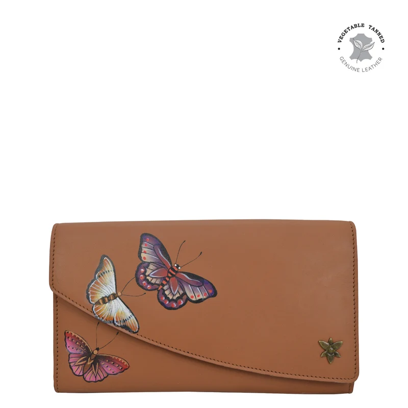 Brieftasche mit Akkordeonklappe - 1174