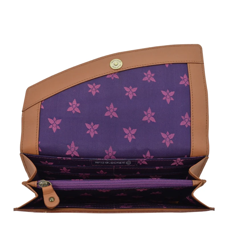 Brieftasche mit Akkordeonklappe - 1174