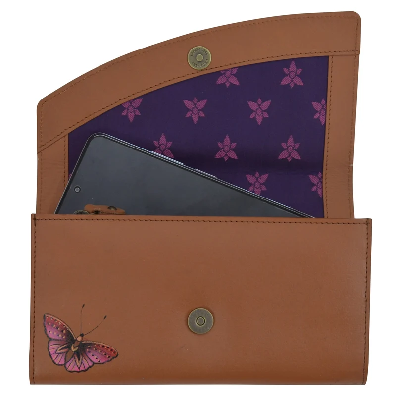 Brieftasche mit Akkordeonklappe - 1174