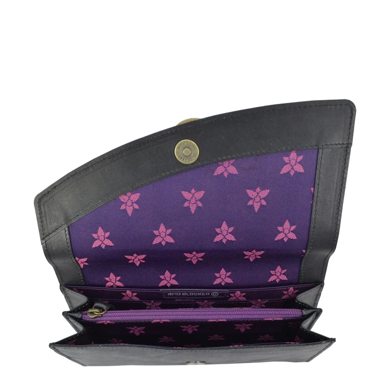 Brieftasche mit Akkordeonklappe - 1174