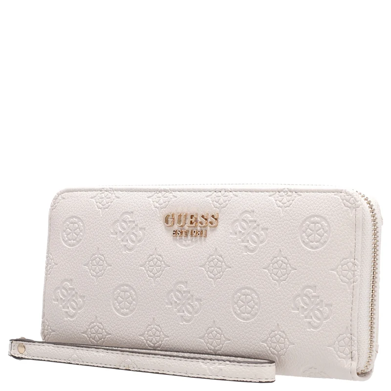 Guess Ella Logo SLG Large Zip - Geldbörse 12cc 20 cm (stone logo)