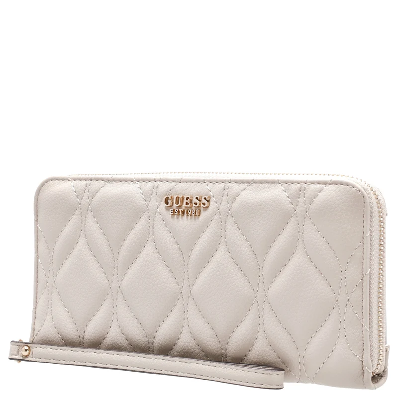 Guess Maxine SLG Large Zip - Geldbörse 12cc 20.5 cm (light taupe)