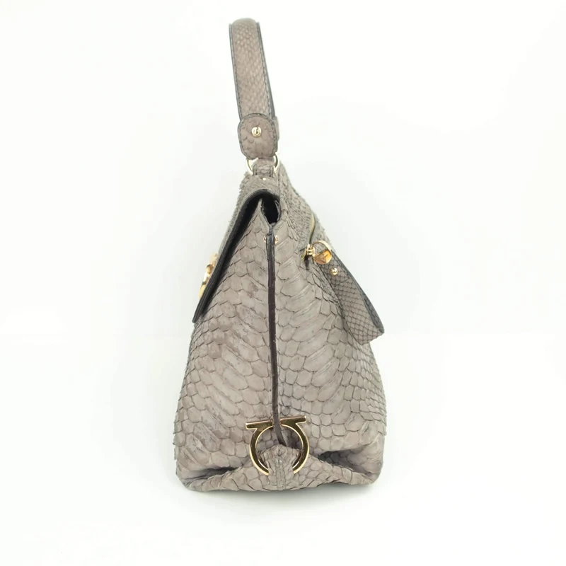 Salvatore Ferragamo Sofia Medium Python Bag