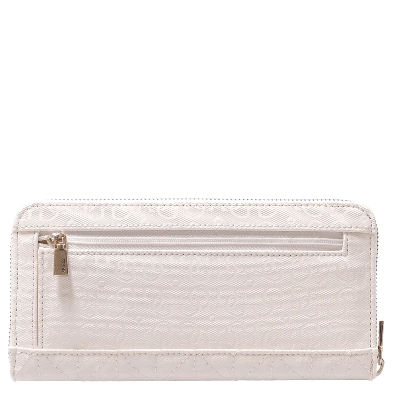 Guess Stacey SLG Large Zip - Geldbörse 12cc 21 cm (off white)