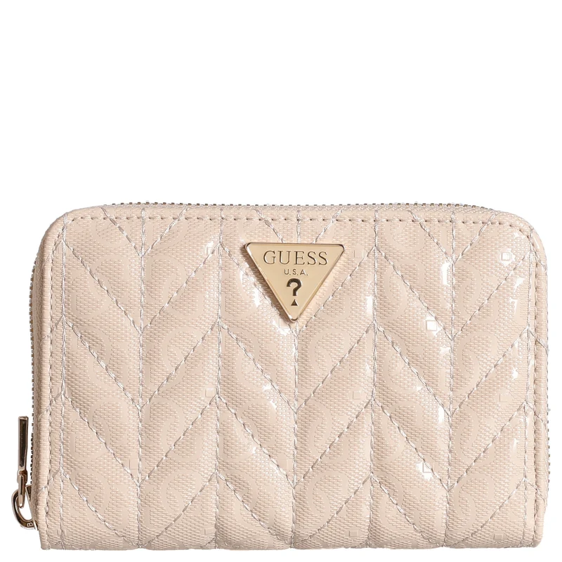 Guess Stacey SLG Medium Zip - Geldbörse 4cc 14 cm (light beige)