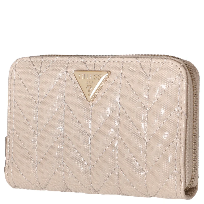 Guess Stacey SLG Medium Zip - Geldbörse 4cc 14 cm (light beige)