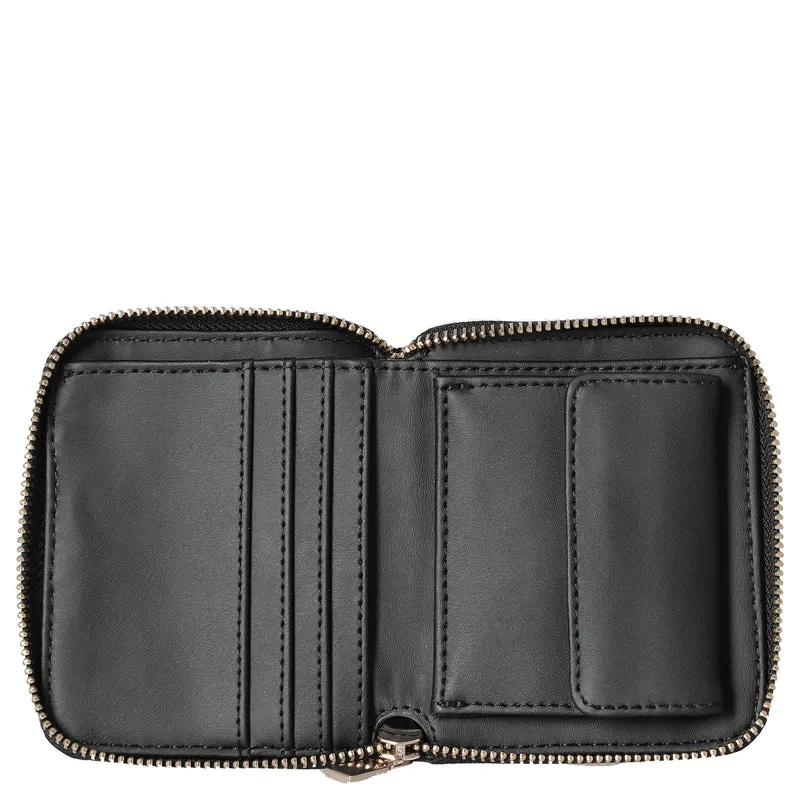 Guess Ella Logo SLG Small Zip - Geldbörse 4cc 11 cm (black logo)