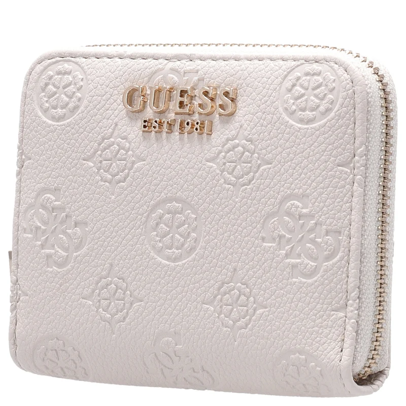 Guess Ella Logo SLG Small Zip - Geldbörse 4cc 11 cm (stone logo)