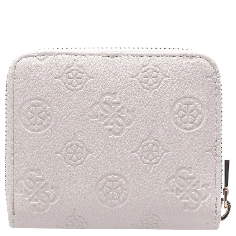 Guess Ella Logo SLG Small Zip - Geldbörse 4cc 11 cm (stone logo)