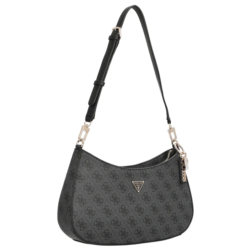 Guess Noelle II Top Zip - Schultertasche 28 cm (coal logo)