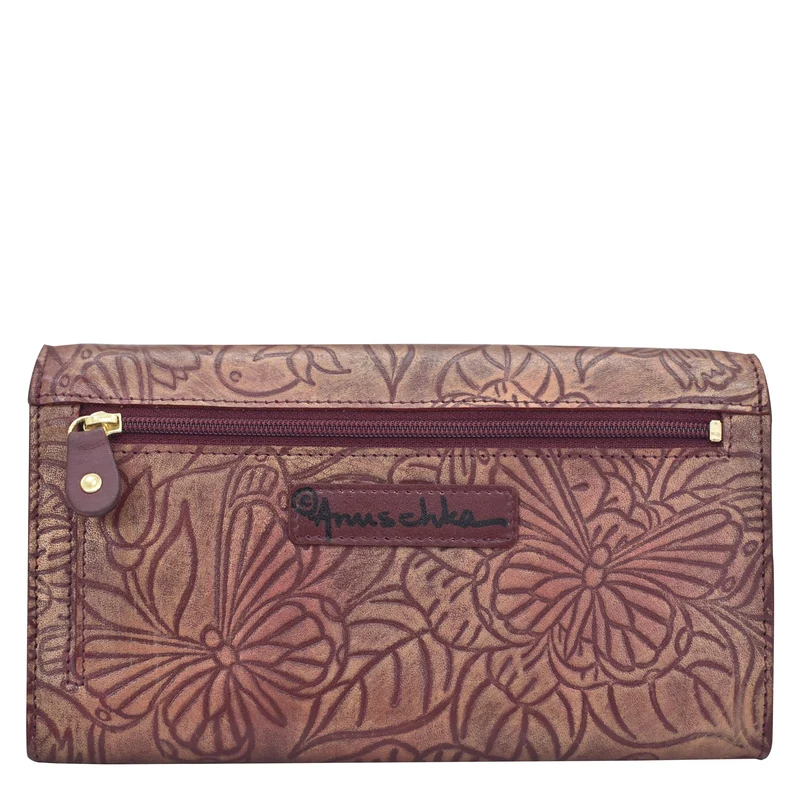 Brieftasche mit Akkordeonklappe - 1174