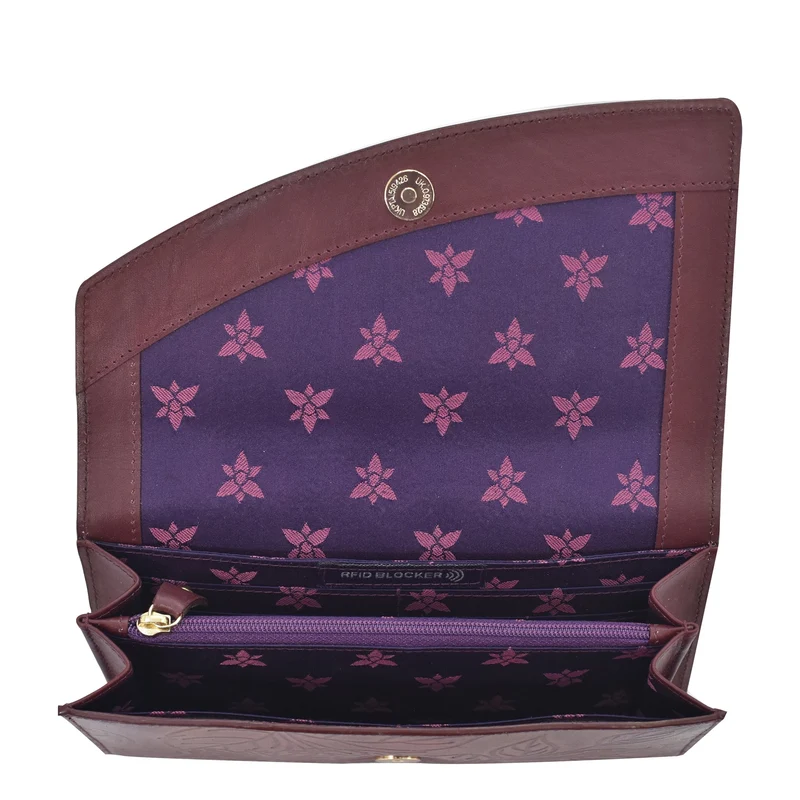 Brieftasche mit Akkordeonklappe - 1174