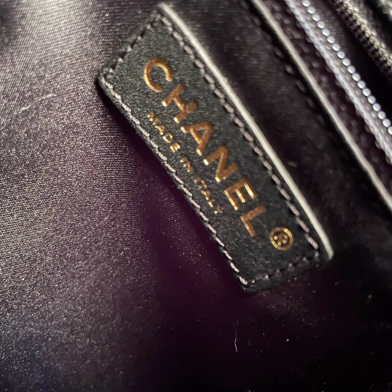 Chanel Black Grand Shopping Tote Schwarze GST-Tasche in Cavier 2012-2013