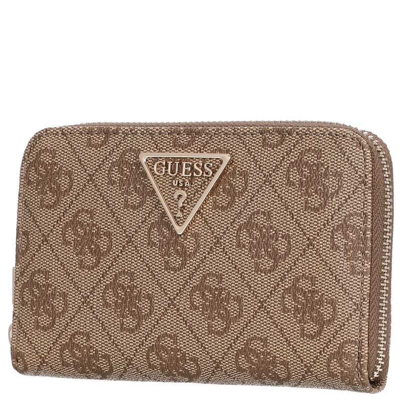 Guess Laurel II SLG Medium Zip Around - Geldbörse 4cc 14.5 cm (latte logo)