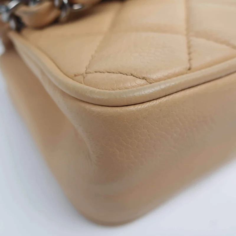 Vintage Chanel Caviar Mini Mademoiselle Flap Bag