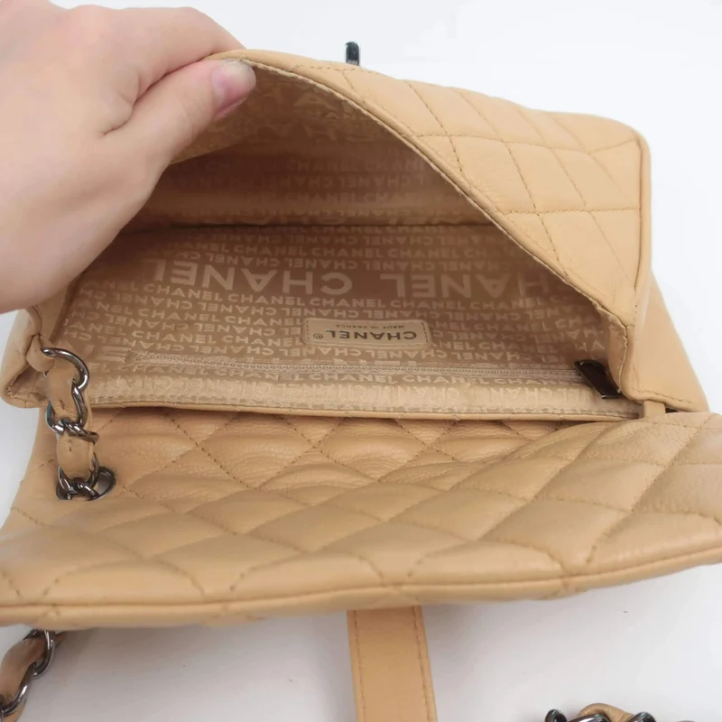 Vintage Chanel Caviar Mini Mademoiselle Flap Bag
