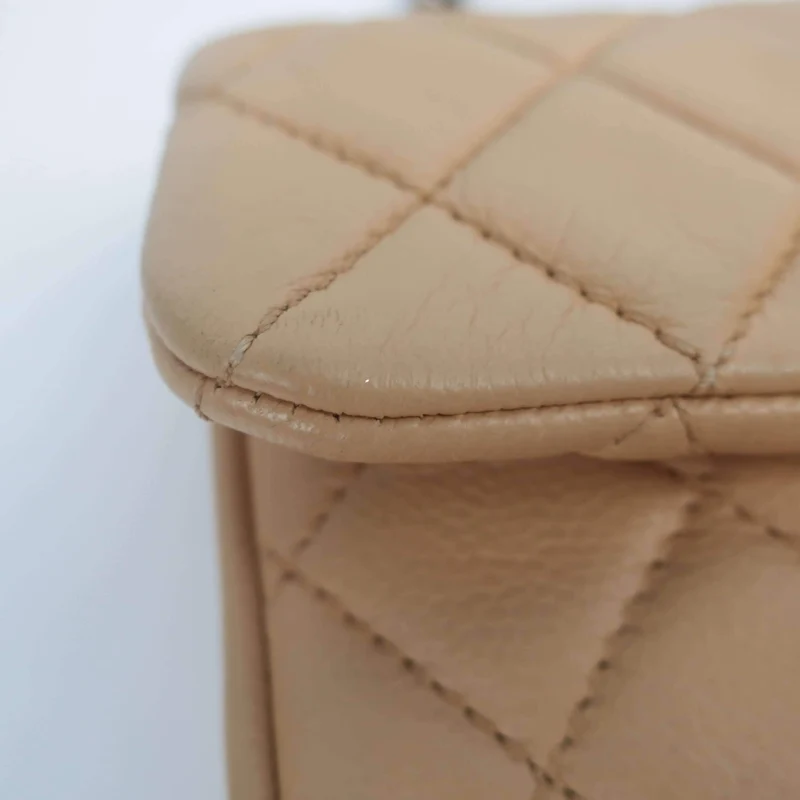Vintage Chanel Caviar Mini Mademoiselle Flap Bag