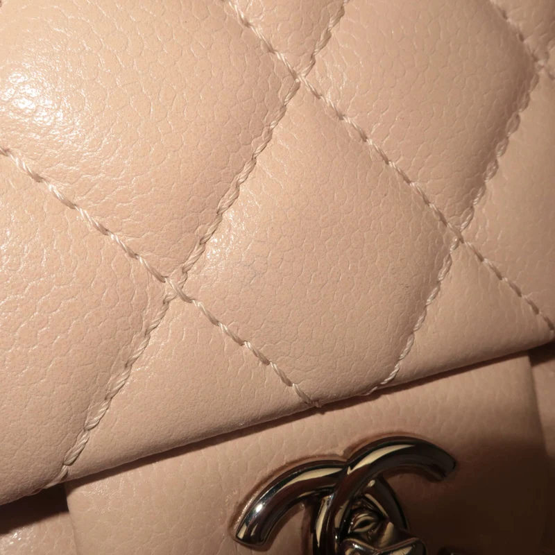 Chanel Single Flap Beige Caviar Jumbo bag