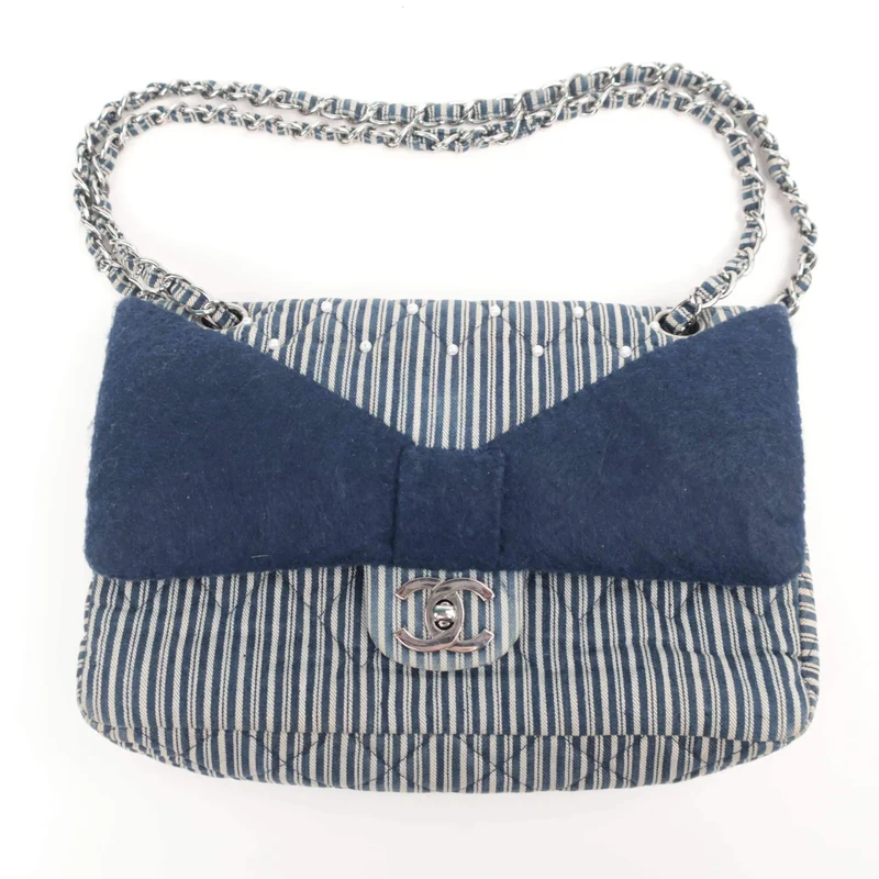 Chanel Textile Flap Bag