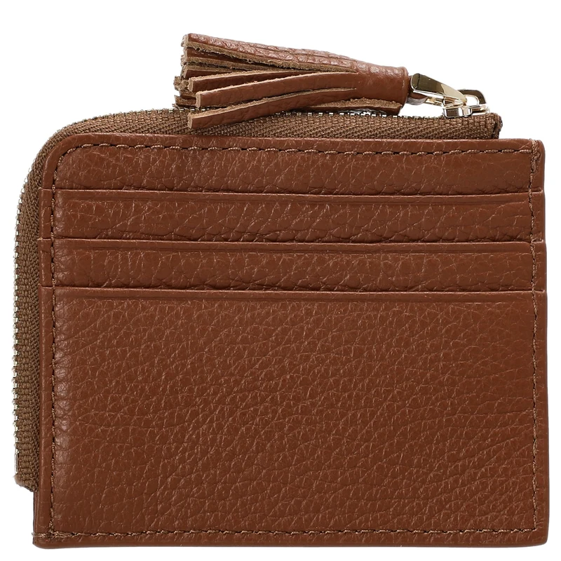 Coccinelle Tassel - Kreditkartenetui 6cc 10 cm (cognac)