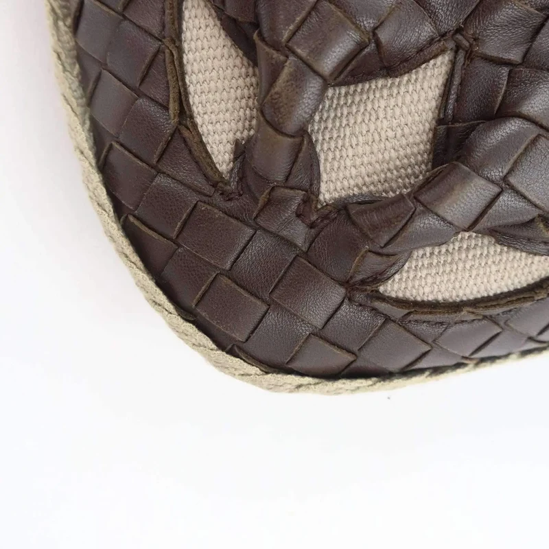 Bottega Veneta Intrecciatto Shoulder Hobo Brown bag