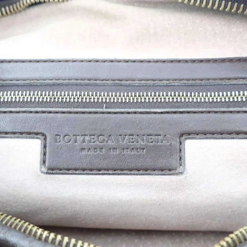 Bottega Veneta Intrecciatto Shoulder Hobo Brown bag